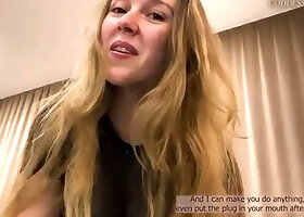 Anal Training with Butt Plug  Coach Mari POV
