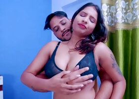 Sexy wife angry on her husband but the guy make her happy by giving her sexual pleasure