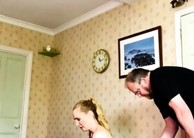 Blonde amateur milf does anal on pov camera 29
