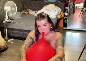 Stacked brunette goes solo toys and masturbation