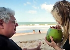 I'm going to get him a coconut, and she ends up naked in the sea with El Nono With Keila Bassi