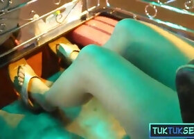 First-ever timer amateur Thai COUGAR starlets in a homemade pornography vid