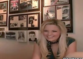 Blonde milf gets fucked