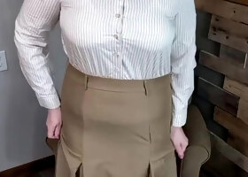 1950s Secretary Ensemble: Girdle and Stockings