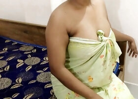 Bhabhi ji changing the dress And she didn't Close the door, I saw her she nude, then we had hardcore sex together,