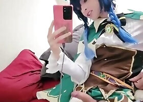 Venti Cosplay Jerkoff