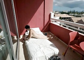 ScottishSweetie Takes Husbands 9-Inch Cock While Sunbathing