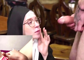 Priest and Nun in Secret Encounter